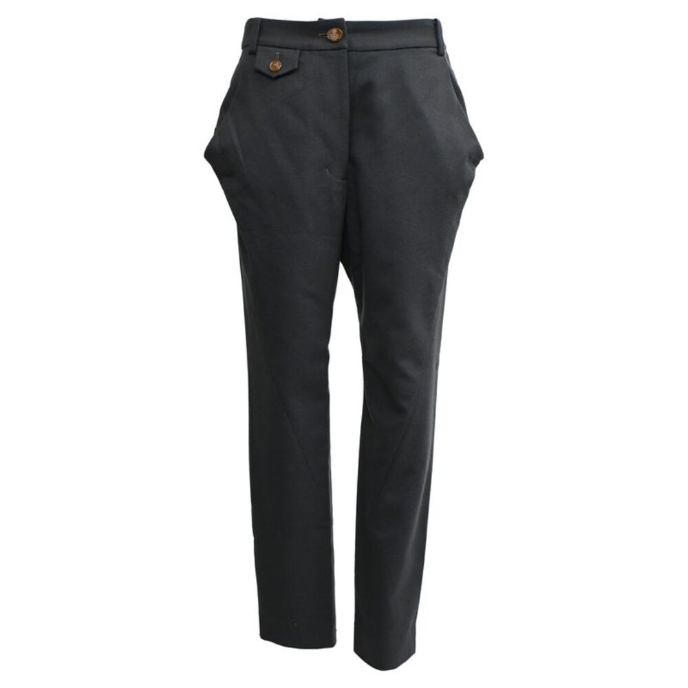 Vivienne Westwood Tapered Trousers in Black Wool